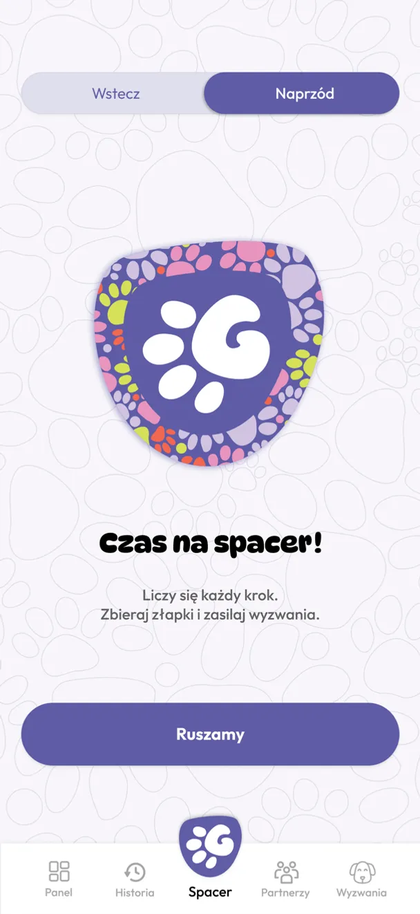 Ekran aplikacji ZłapGo