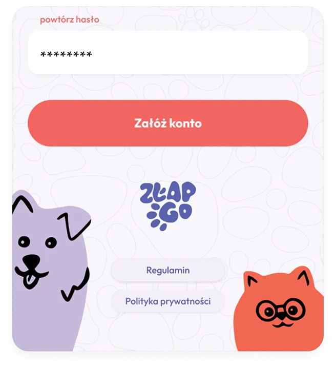 Krok 2 w aplikacji ZłapGo